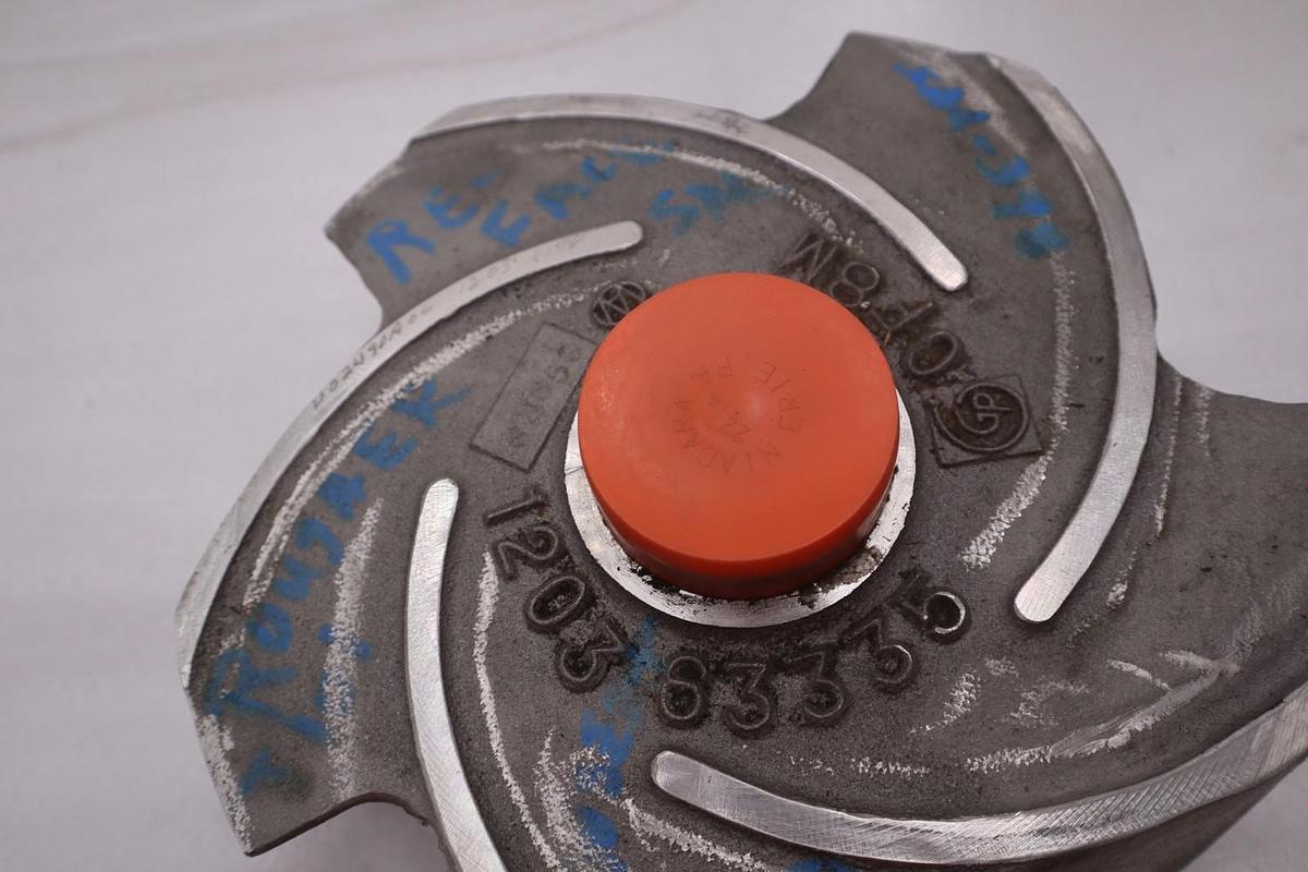 Used Goulds 3196 XLT 8x10-13 10.5000" 316SS Stainless Impeller - STOCK G402B