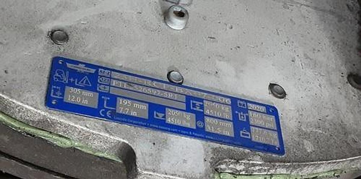 Used 60" CLASS III CASCADE ROLL CLAMP MODEL 25H-RCP-BX07-006 MANUFACTURED 2020