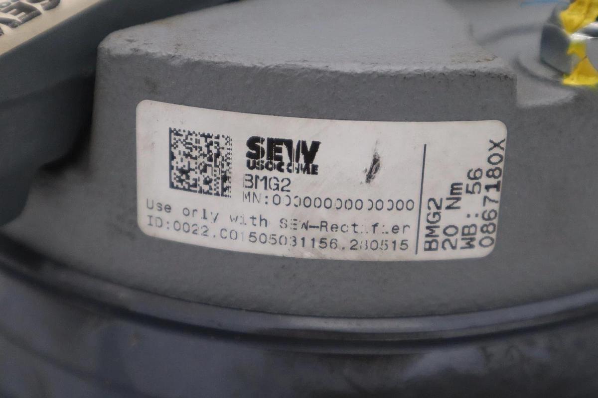 Used SEW BMG2 Motor Electric Brake Assembly with BMG2/4 Brake Pad - STOCK 5737CC