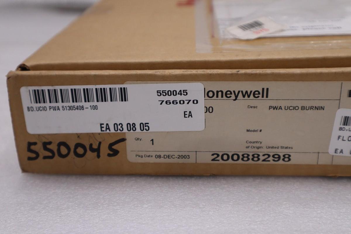 NEW HONEYWELL 51305406-100 UCIO PC BOARD UNIVERSAL I/O MOD STOCK G66