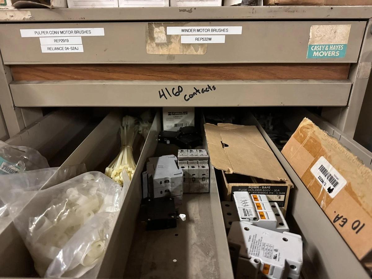 Used VIDMAR STYLE MICROFORM FILE CABINET 10 DRAWER (NO CONTENTS)