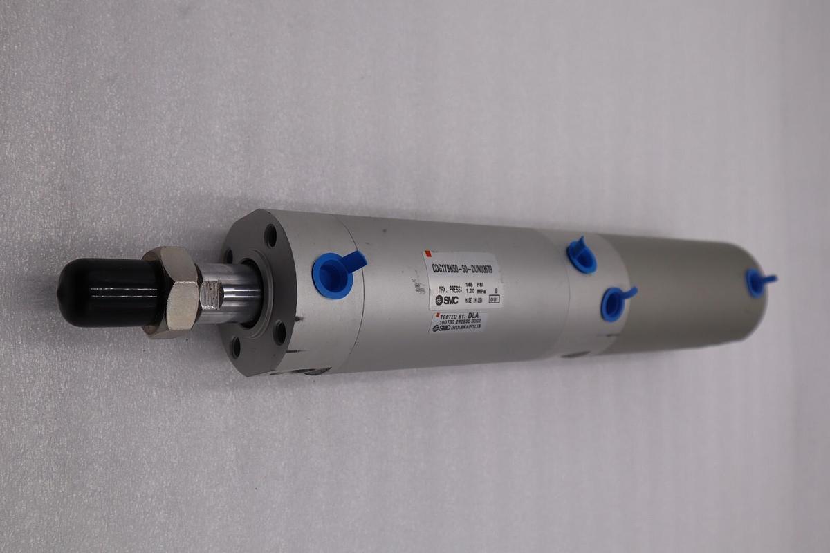 Used SUPLUS NEVER USED - SMC PNEUMATIC CYLINDER CDG1YBN50-50-DUN03679 STOCK 5310