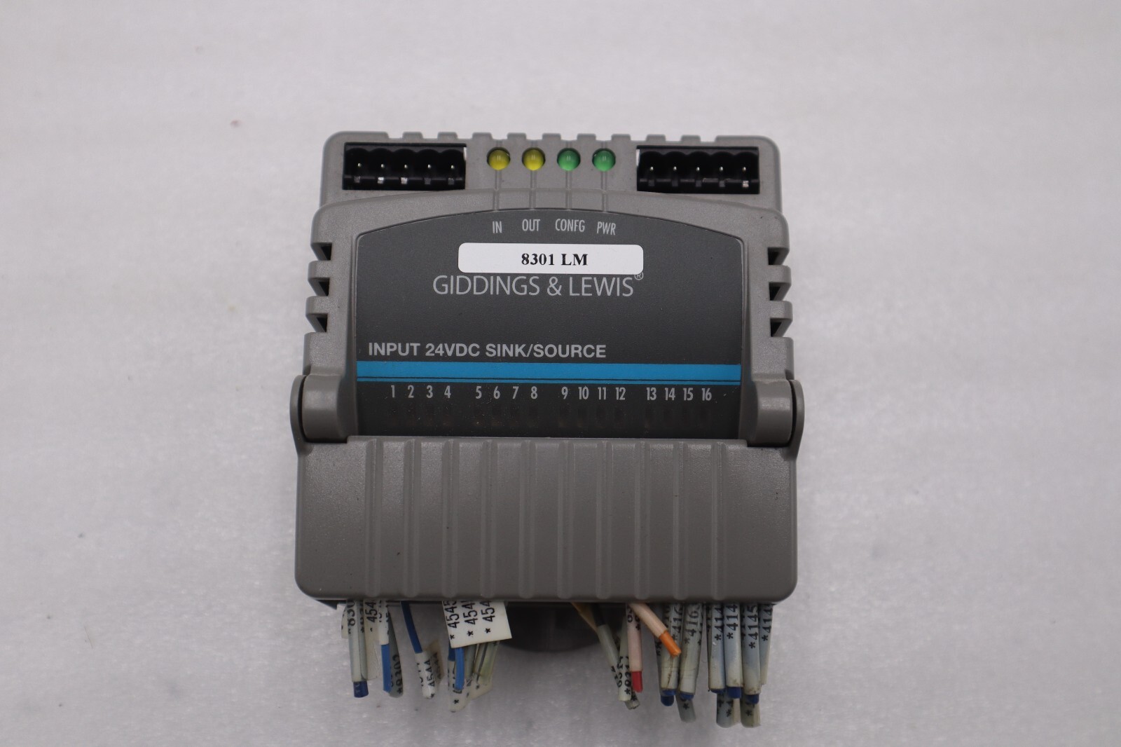 Used GIDDINGS & LEWIS M.1300.7372 R1 Input Module 24VDC SINK/SOURCE STOCK 622-D