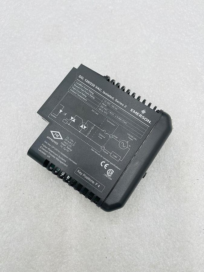 Used Emerson DeltaV KJ3209X1-BA1 Output Module DO VAC Isolated #K-2615