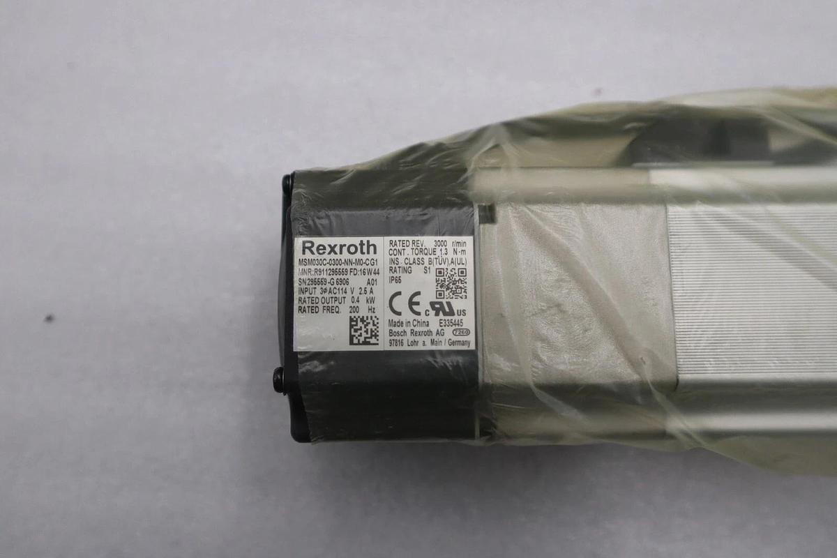 Used BOSCH REXROTH MSM030C-0300-NN-M0-CG1 / MSM030C0300NNM0CG1 R911295559 NEW #601D