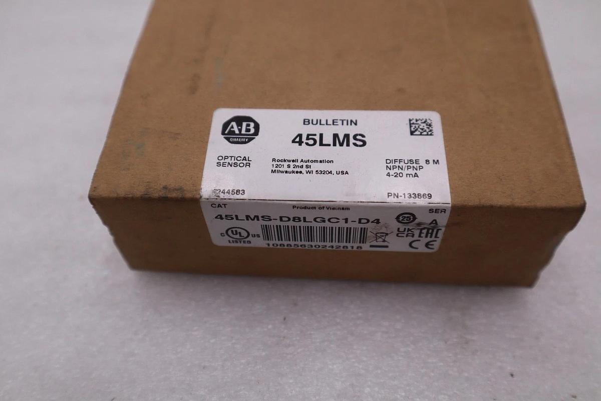 Used NEW SEALED 45LMS-D8LGC1-D4 ALLEN BRADLEY Laser Measurement Sensor STOCK K-3991CC