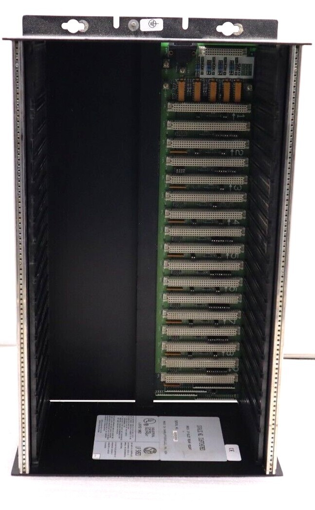 Used INDUSTRIAL CONTROL EQUIPMENT IC697CH57820 RACK 17 SLOT REAR MOUNT STOCK #1707