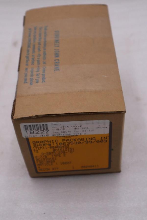 JOHN CRANE FSD-3020 2-7/8" TYPE 2 - NEW IN BOX - STOCK GF942