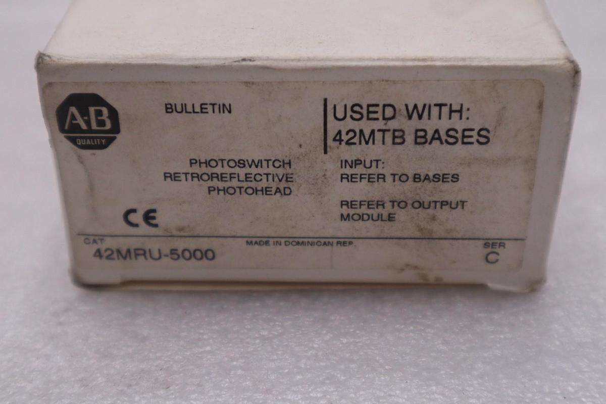 ALLEN BRADLEY 42MRU-5000 / 42MRU5000 PHOTOSWITCH RETROREFLECTIVE NEW IN BOX