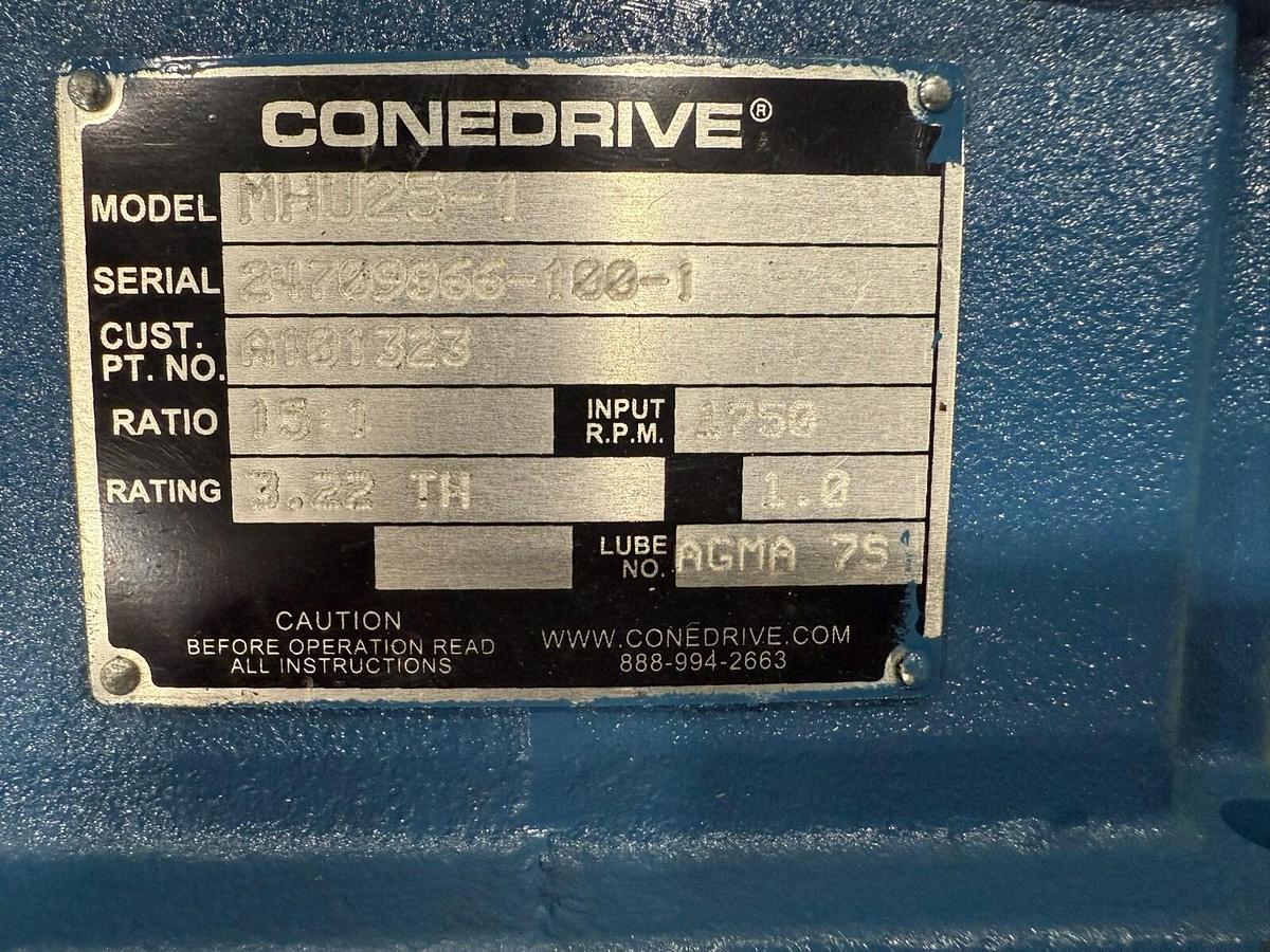Used Textron MHU25-1 CONEDRIVE NEW UNIT HP-62