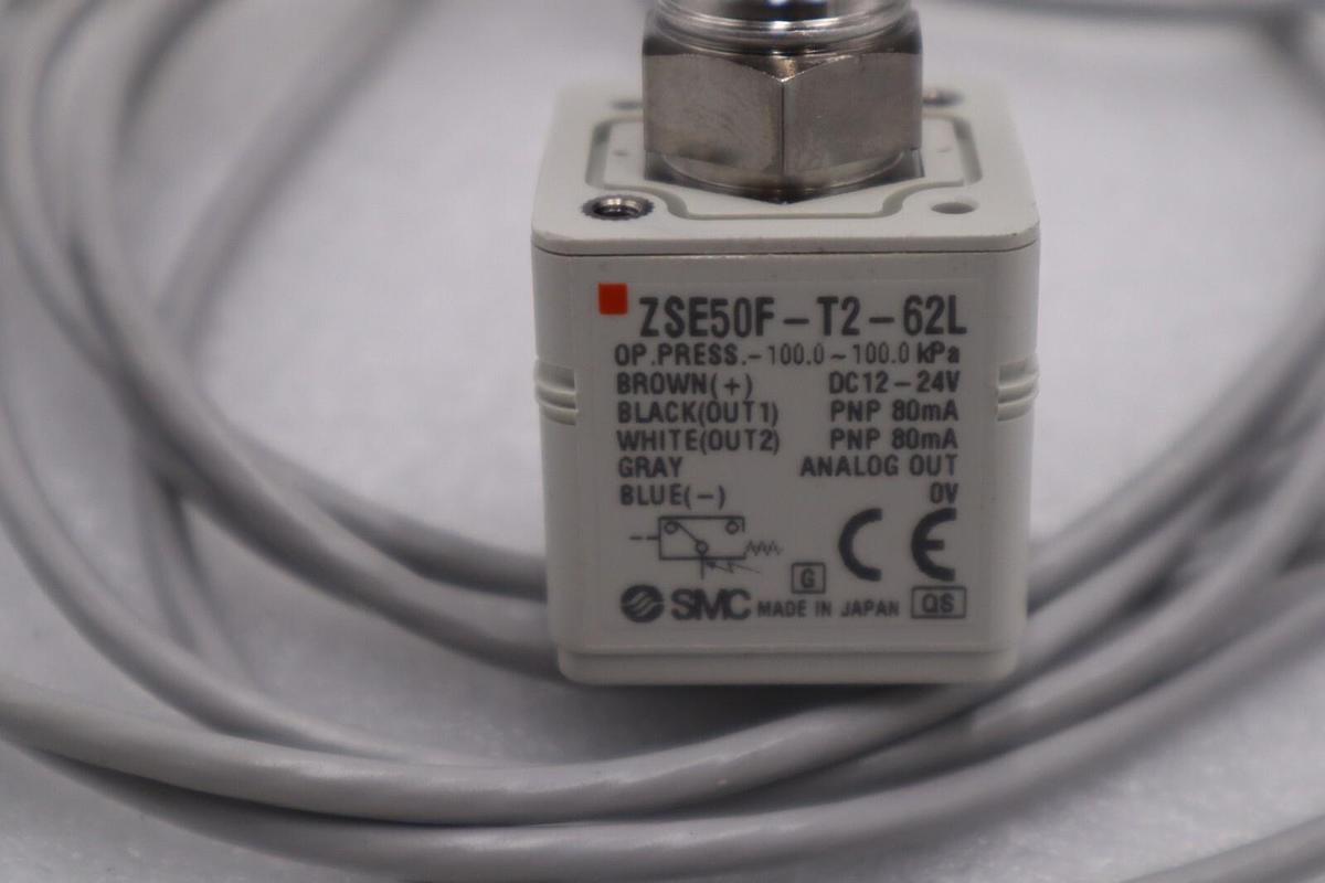 Used SMC ZSE50F-T2-62L SMC sensor-100~100kpa STOCK L-516-C