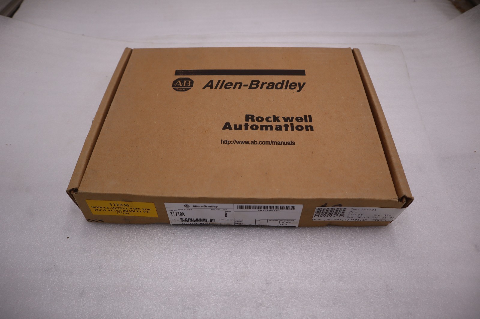 Used Allen-Bradley 17710A Series B AC Output Module - SEALED - STOCK GF824