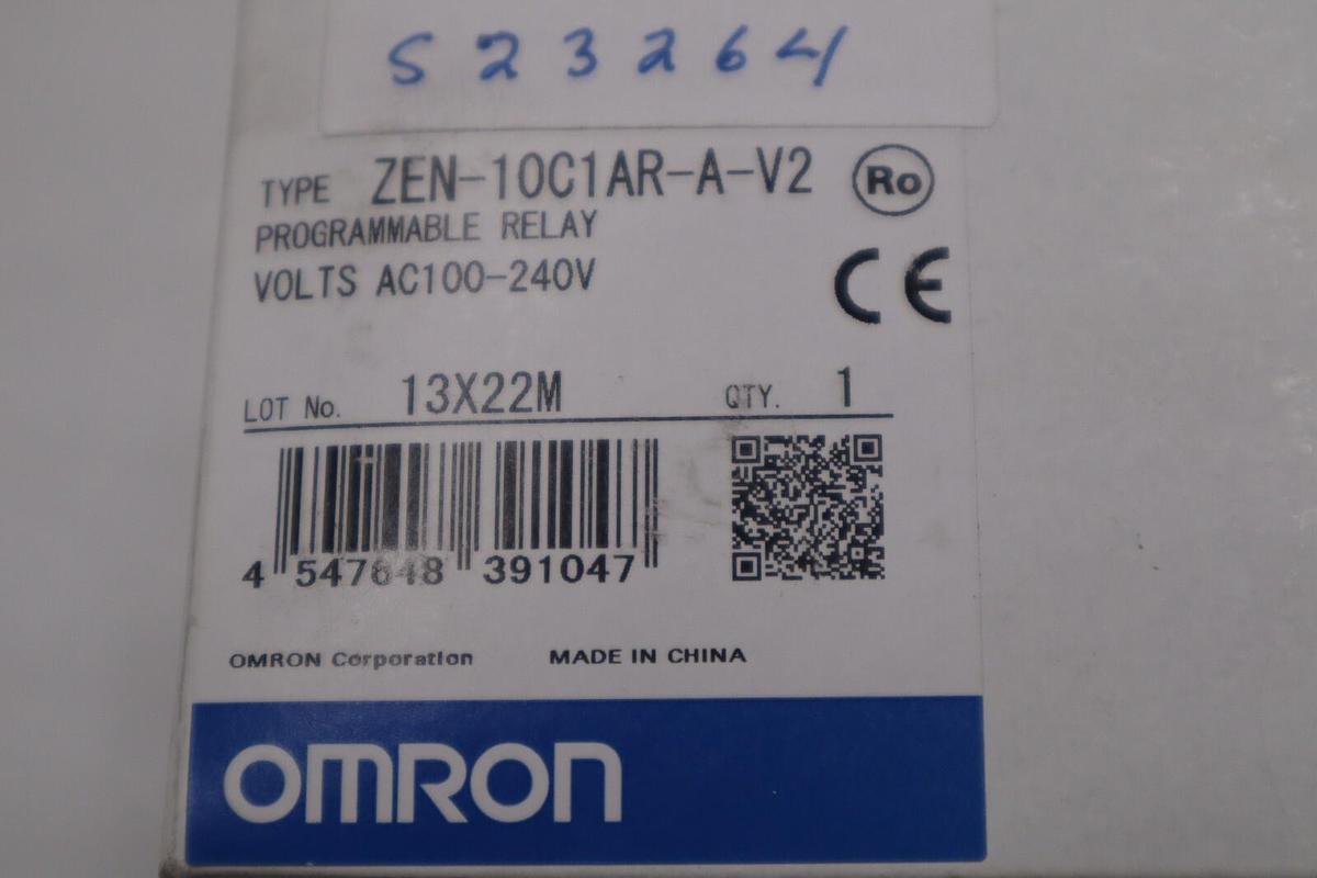 Used NEW OPEN BOX Omron ZEN-10C1AR-A-V2 ZEN10C1ARAV2 Relay STOCK G413A