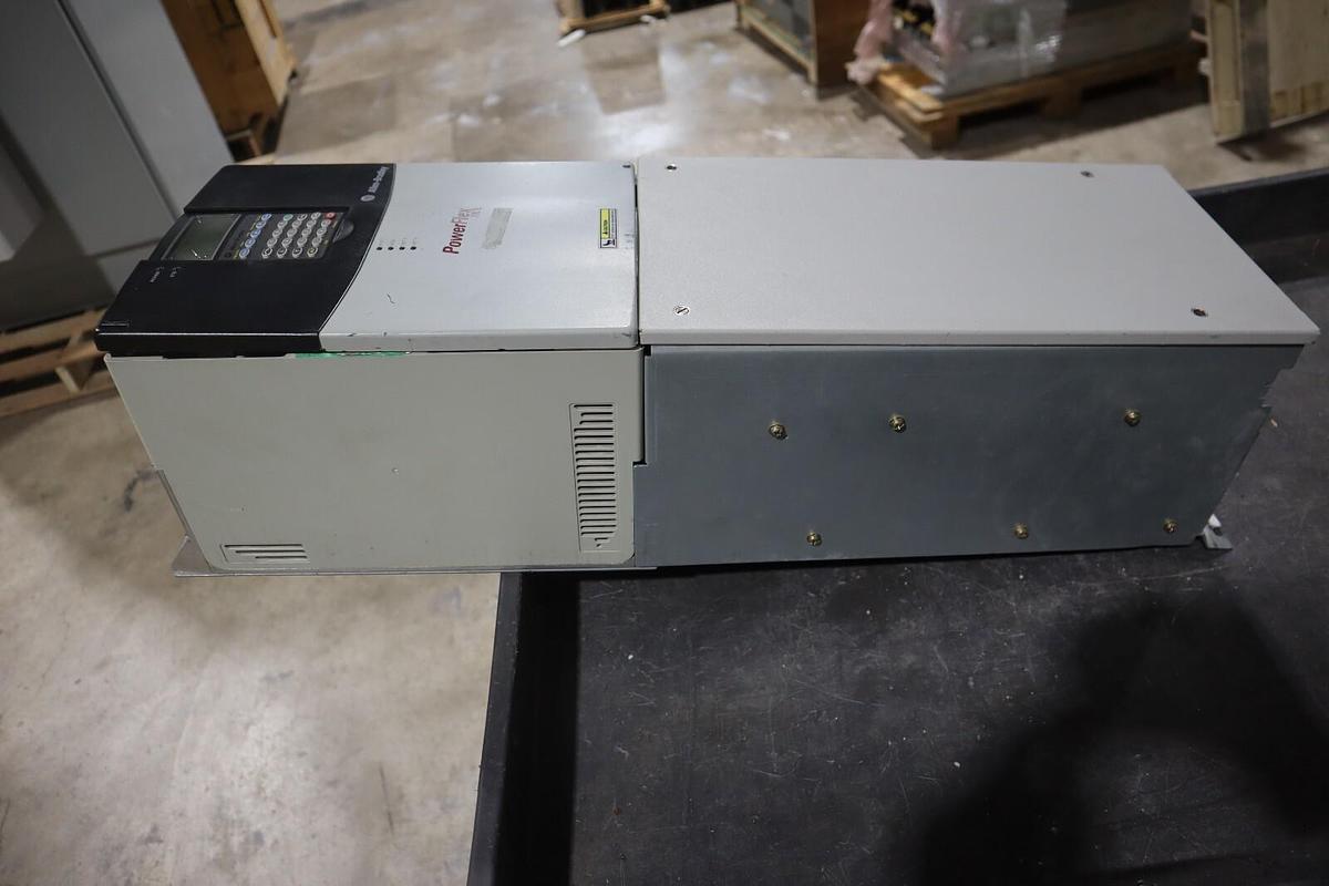 Used 60 HP ALLEN BADLEY 20BD077A3AYNAND1 POWERFLEX 700 DRIVE STOCK 3366-A