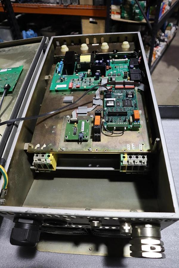 Used EMOTRON FDU40-090-20/DC/LWL/1.5 SUPPLY 540VDC FREQUENCY INVERTER STOCK 2239