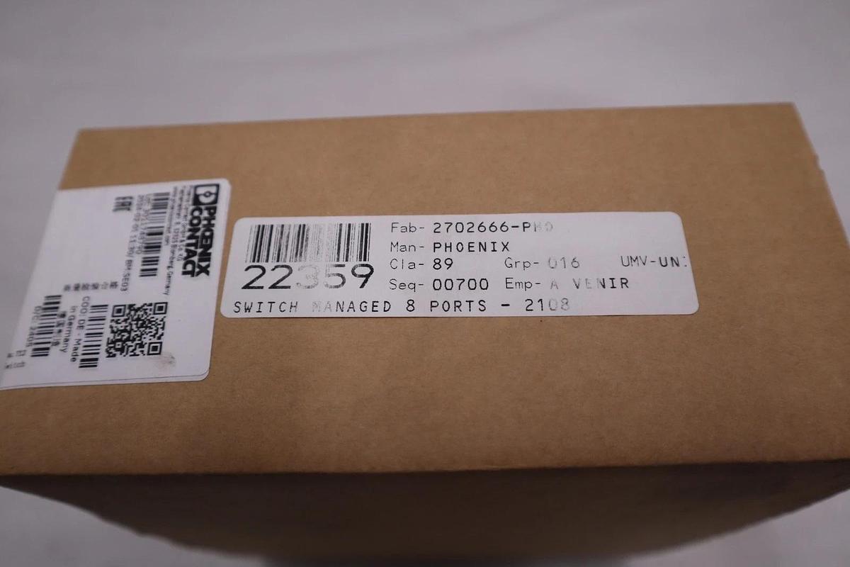 Used Phoenix FL SWITCH 2108 Contact Industrial Ethernet Switch  2702666 - STOCK GF888
