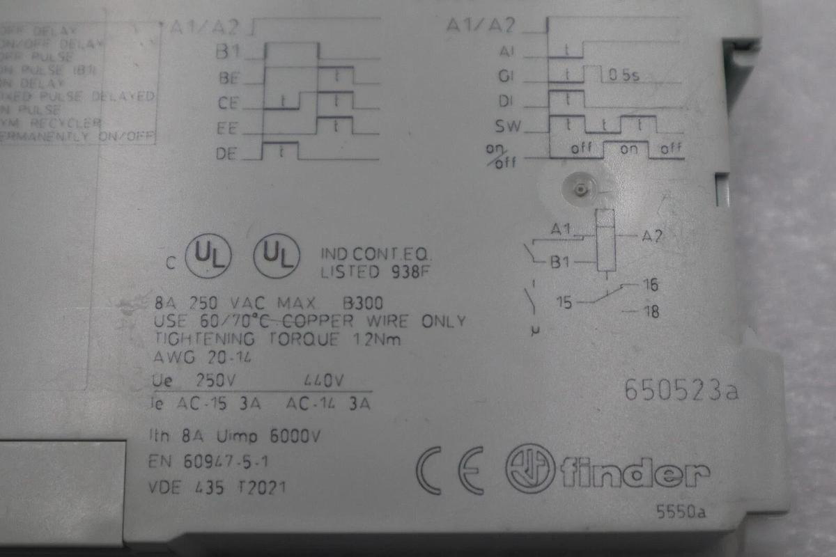 Used FINDER 87.01.0.240.0000 / 870102400000 STOCK L-348-C