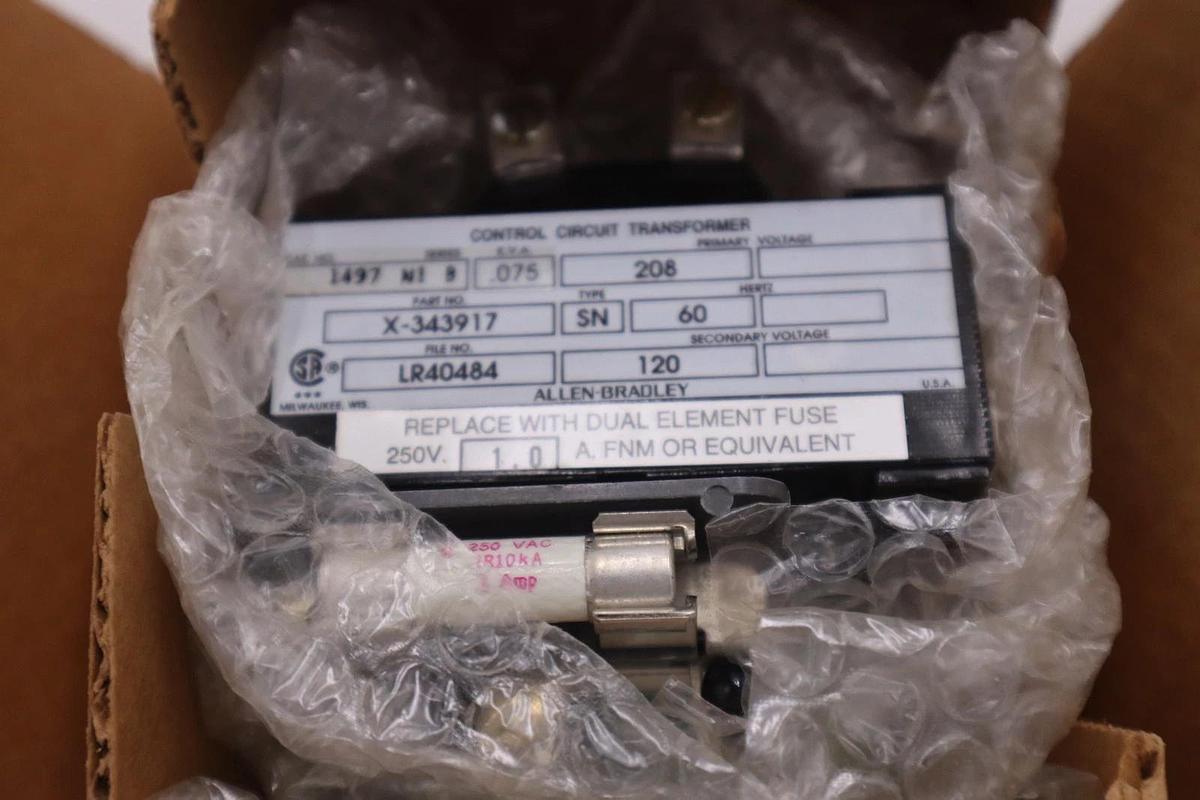 Used ALLEN BRADLEY 1497-N1 SER.B TRANSFORMER NEW IN BOX STOCK 875B