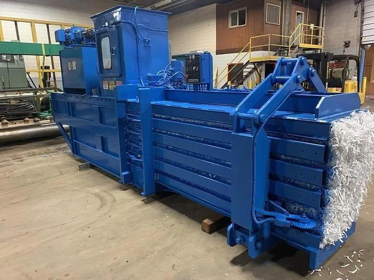 Used C&M HORIZONTAL OPEN END HORIZONTAL BALER MODEL 3430-0E56 30 HP