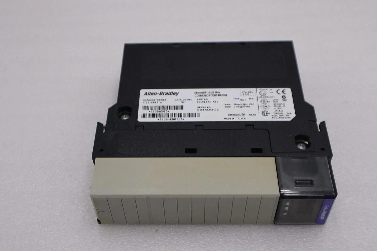 Used Allen Bradley 1756-ENBT Ser. A EtherNet/IP Communications Module STOCK 852C