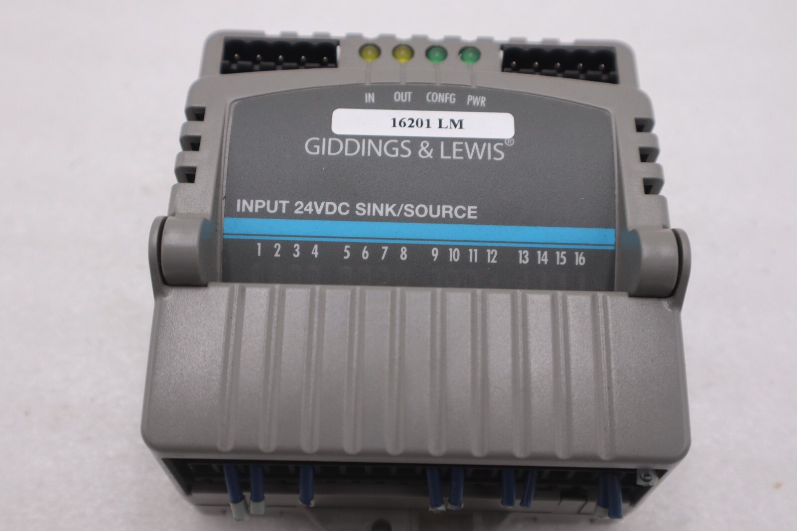 Used GIDDINGS & LEWIS M.1300.7372 R1 Input Module 24VDC SINK/SOURCE STOCK 653-D