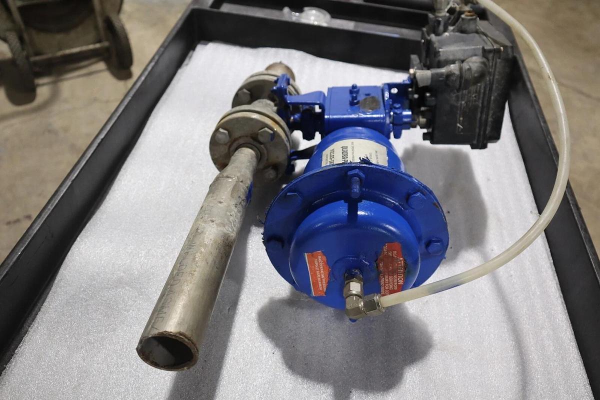 Used 1" Jamesbury Stainless Ball Valve QUADRA-POWR II STOCK S-622
