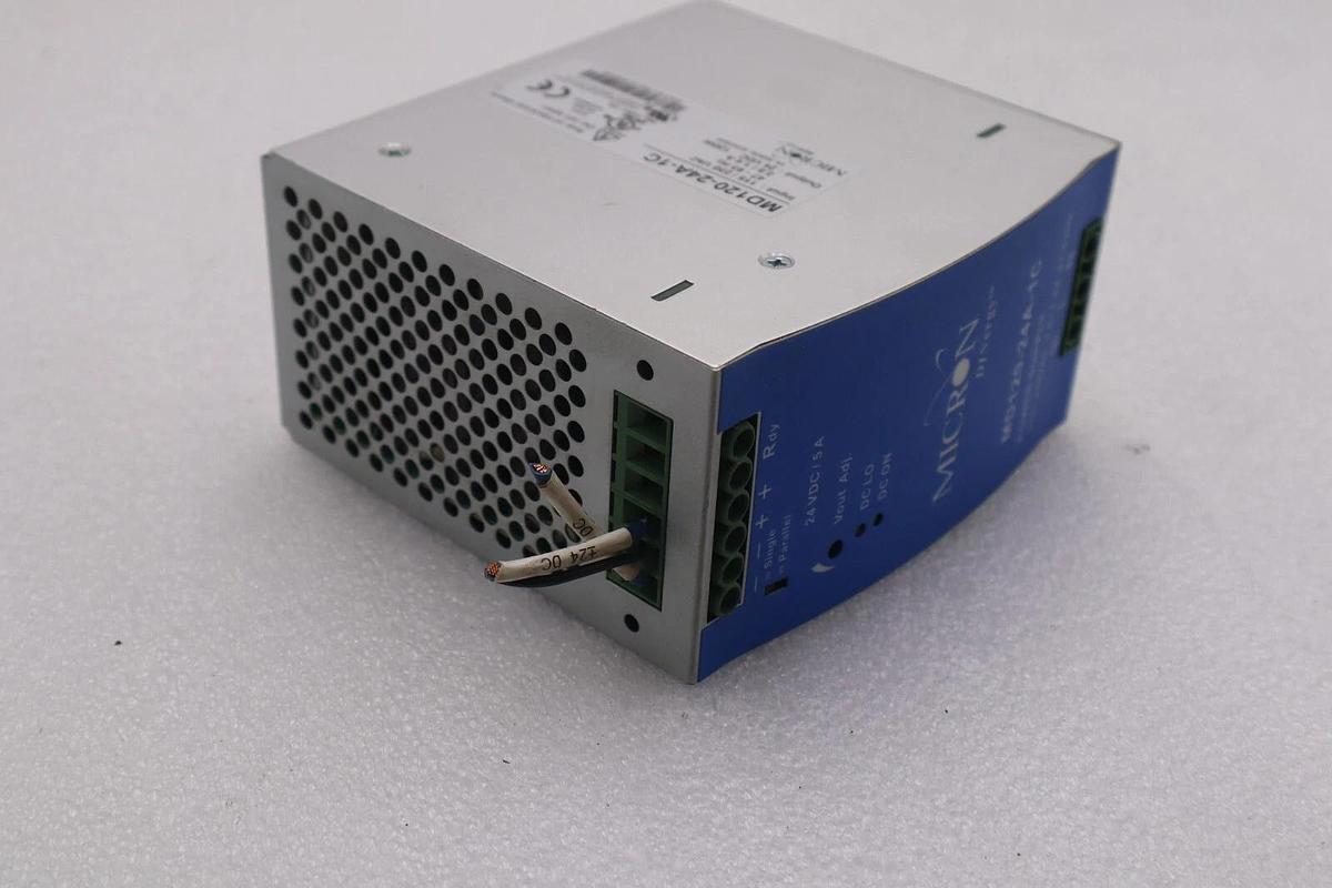 Used Micron Industries MD120-24A-1C Power Supply #K-265A