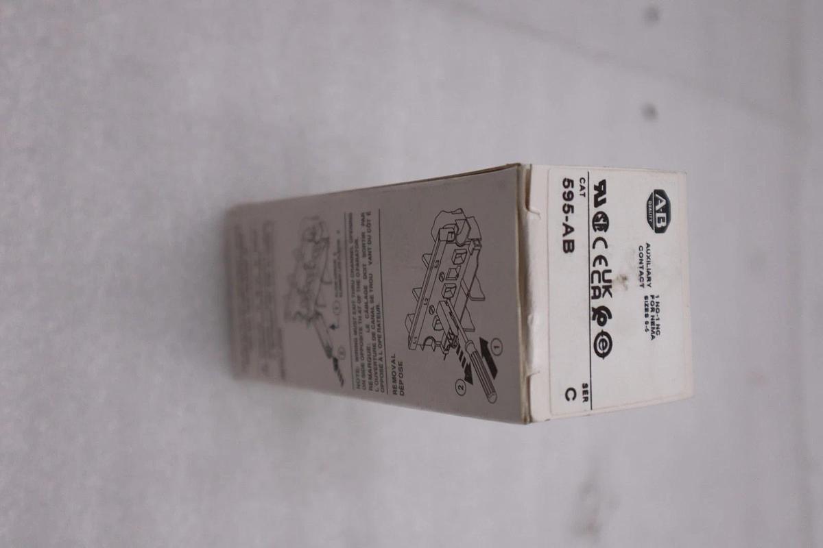 Used Allen-Bradley 595-AB Series C Auxiliary Contact for Motor - STOCK K762CC