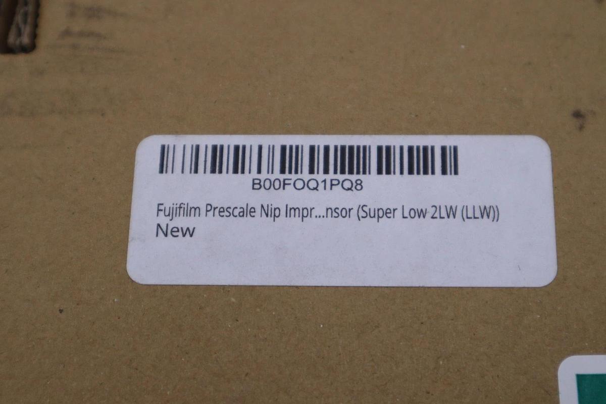 Used Fujifilm Prescale Super Low LLW  R270 6M 1-E 270MM X 6M - STOCK 3135CC
