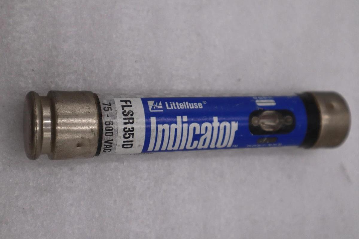 Used LOT OF 2 - FLSR 35 ID  Littlefuse 600 Volt Indicator Fuses - STOCK K-4025CC