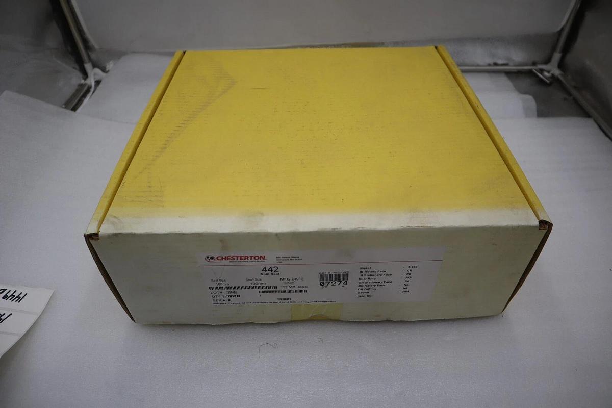 Used NEW Chesterton 442 Split Seal SEAL SIZE 100MM SHAFT SIZE 100 MM STOCK 1448B