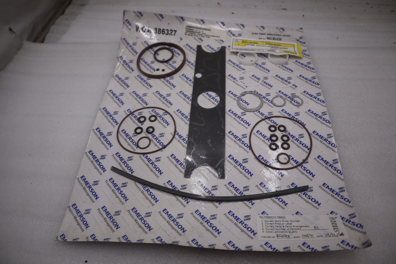 EMERSON HIGH TEMP SERVICE KIT Q0100 STOCK #122A