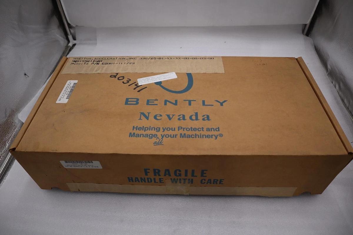 Used Bently Nevada Dual Accelerometer Monitor 3300/25-01-XX-XX-00-00-03-00 PLC STK G4