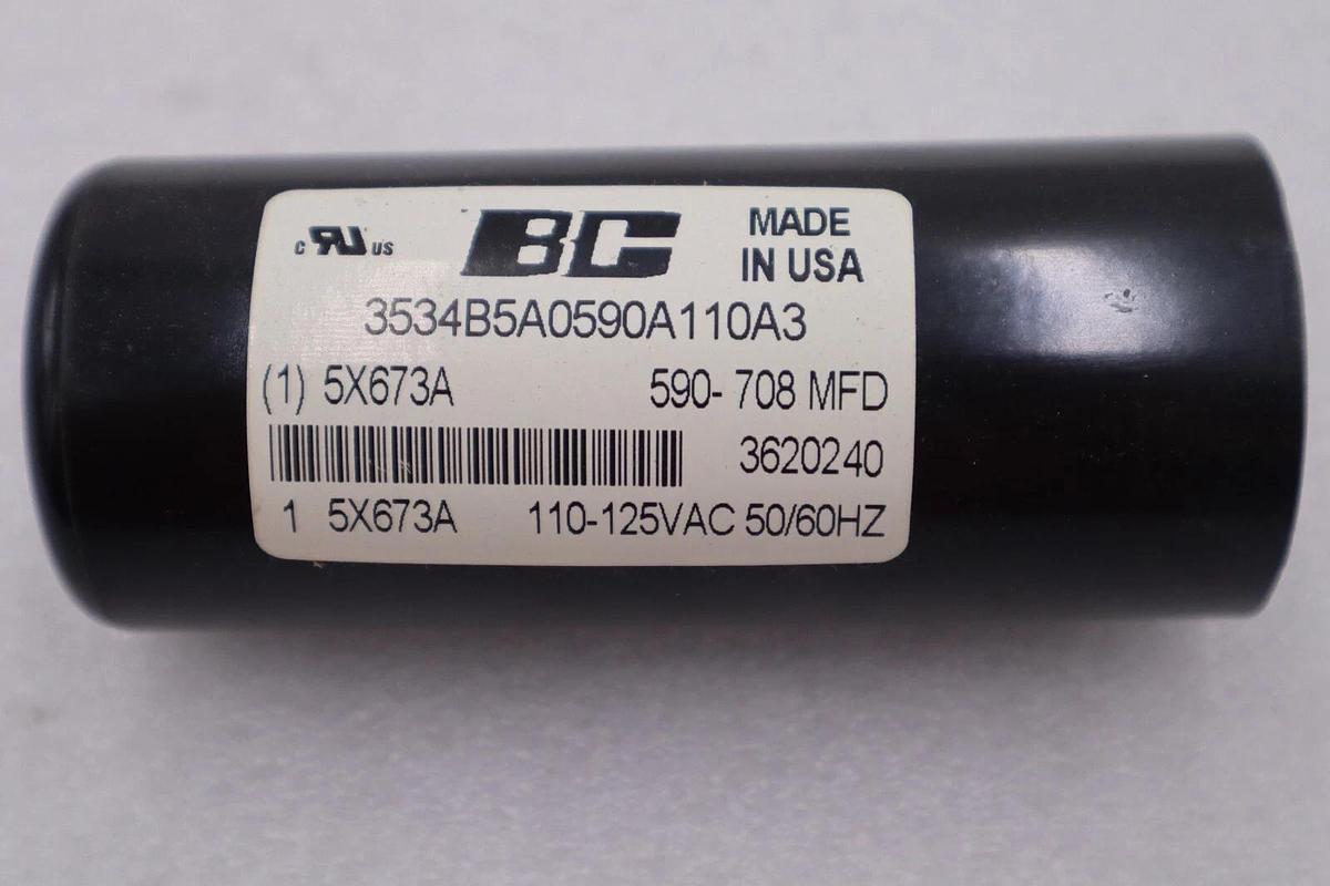 BC 5X673A 110-125 VAC 590-708 MFD STOCK #K-2308