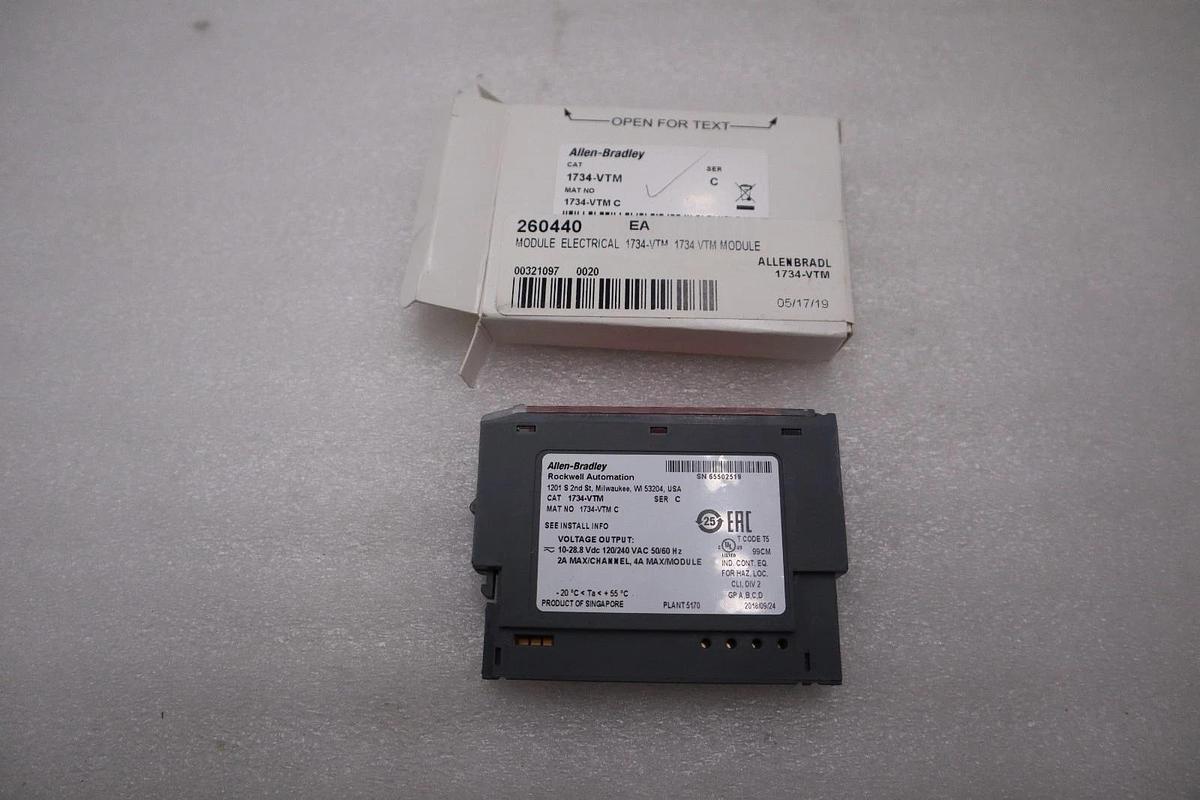 NEW ALLEN BRADLEY 1734-VTM PLC MODULE STOCK H1098A