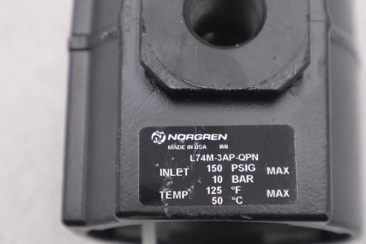 NEW OPEN BOX Norgren Excelon L74M-3AP-QPN Pneumatic Air Line Lubricator K-2666