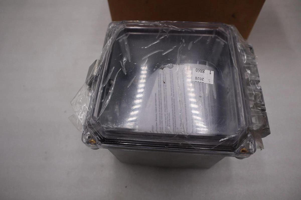 Used NEW INTEGRA ENCLOSURES H6064HCLL ENCLOSURE WITH HINGE OPAQUE STOCK 5623CC