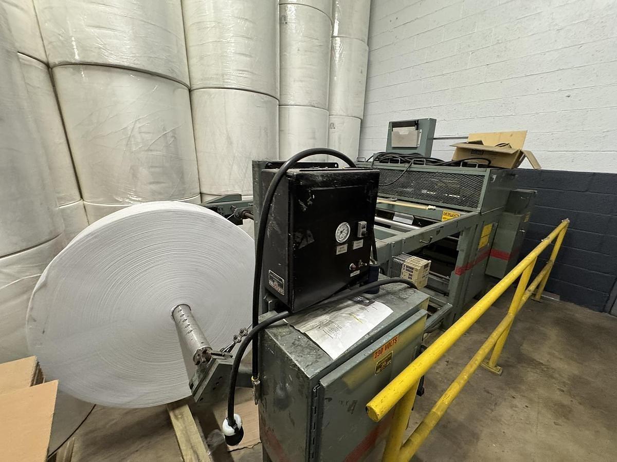 Used 30" WIDE ELSNER MODEL MPR 30 CANTILIVERED SLITTER REWINDER