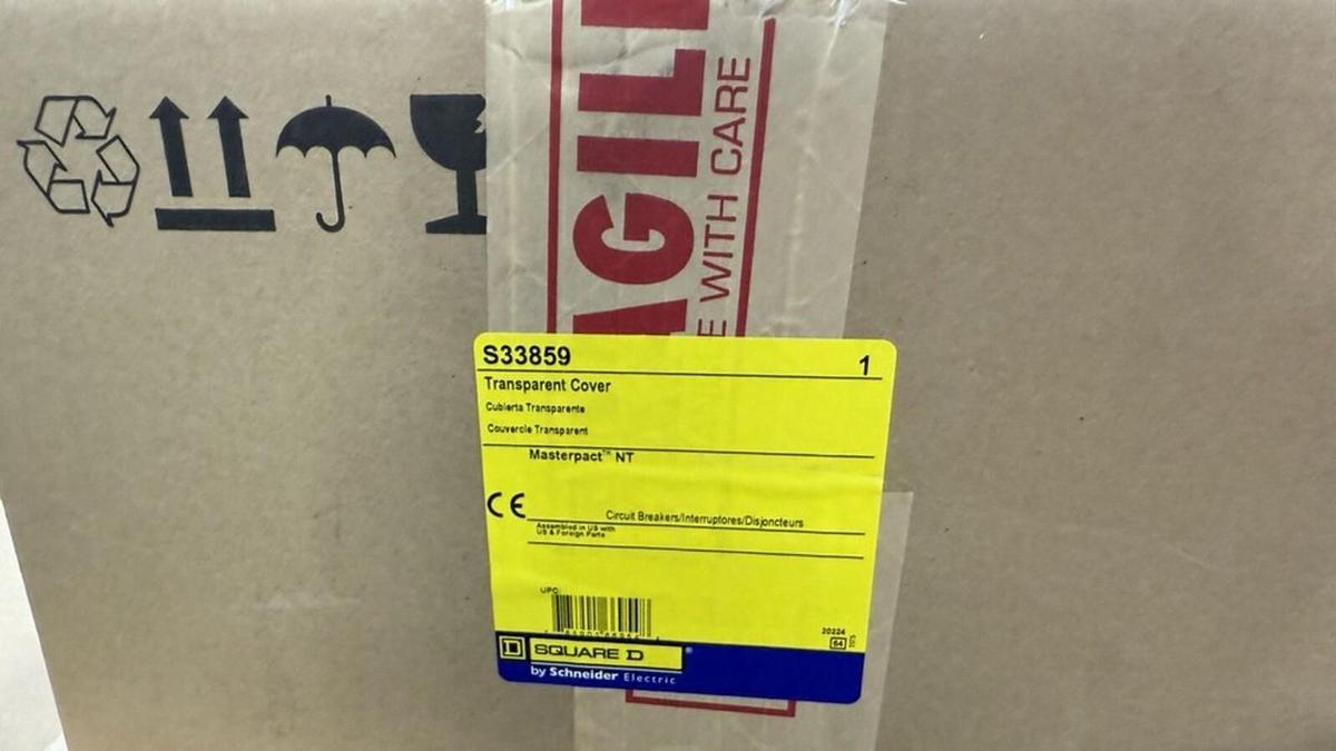 SCHNEIDER ELECTRIC SQUARE D S33859 (26 AVAILABLE) TRANSPARENT COVERS NEW IN BOX
