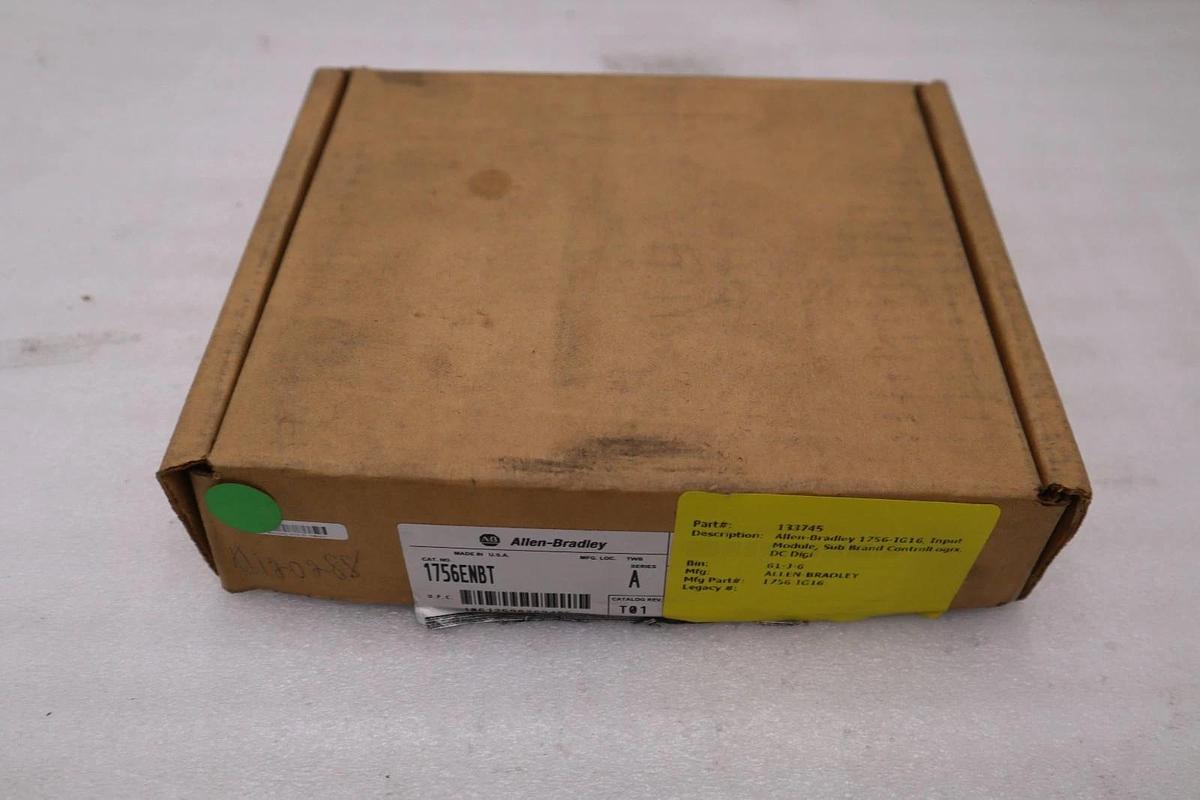 Used Allen Bradley 1756-ENBT Ser A ControlLogix EtherNet Module - STOCK 3854CC