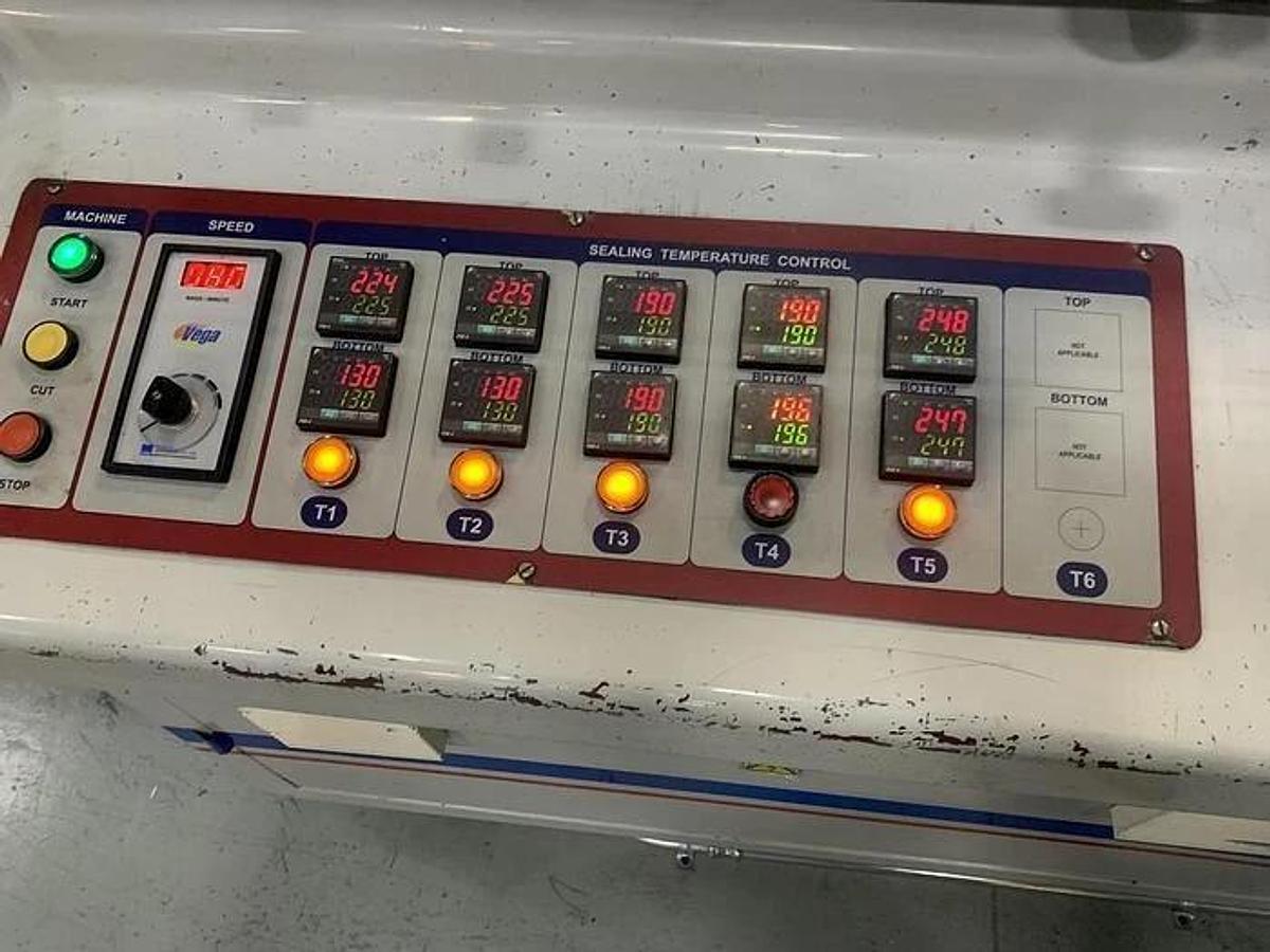 Used 48" WIDE (1200MM) MAMATA VEGA 610 POUCH MACHINE MANUFACTURED 2008
