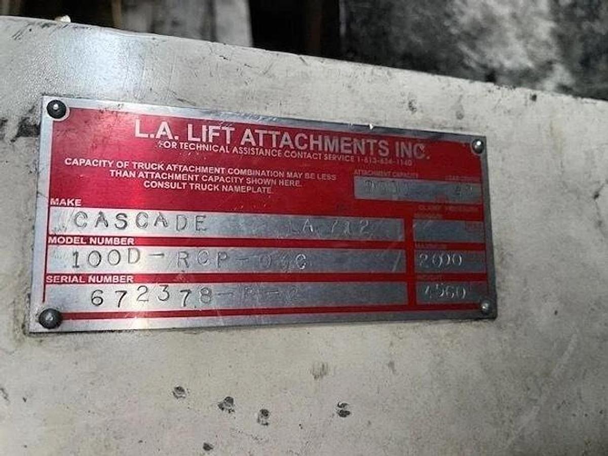 Used 84" DIAMETER CASCADE MODEL 100D-RCP-93C PAPER ROLL CLAMP