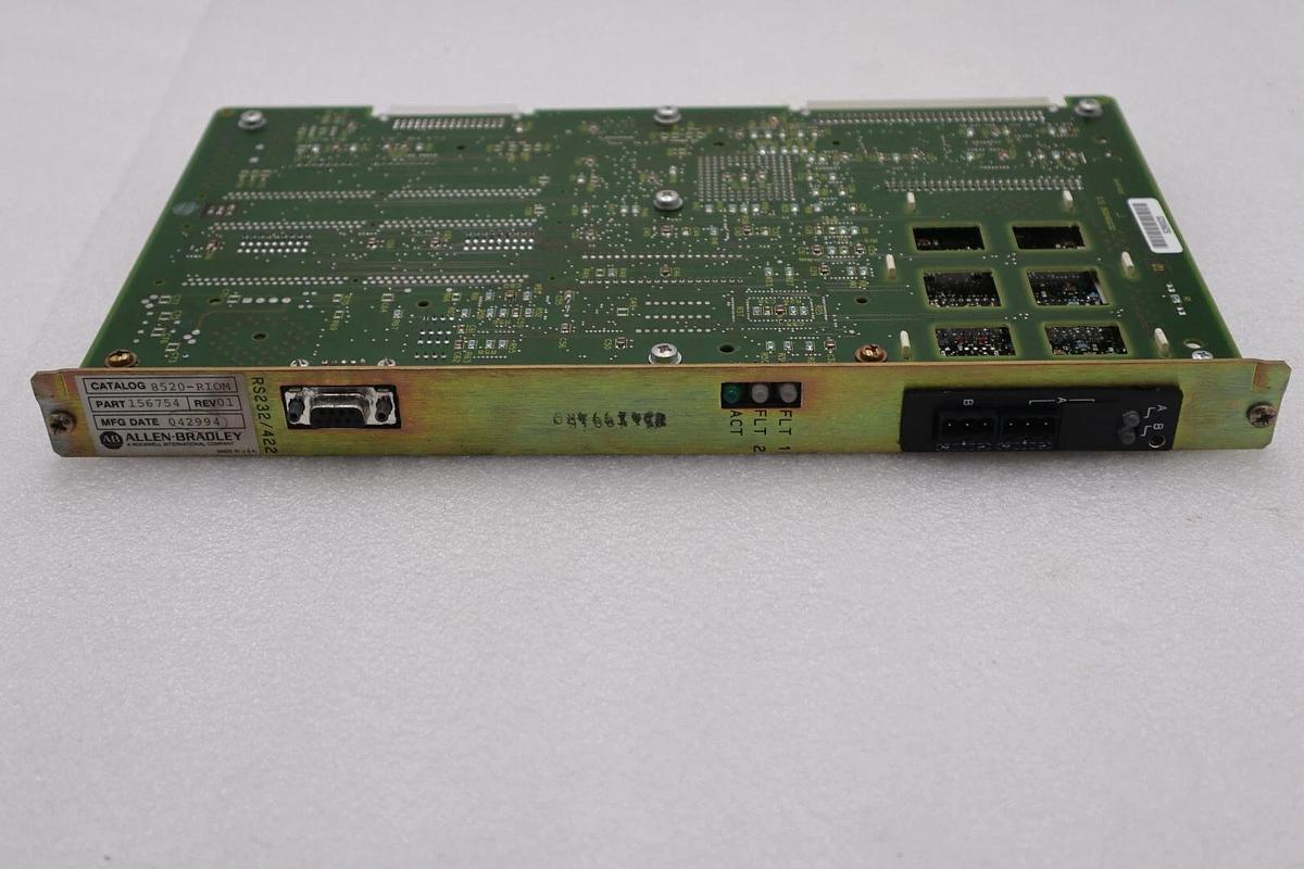 Used ALLEN BRADLEY 8520-RIOM 156754 REV 01 900401-02 CIRCUIT BOARD STOCK #2847