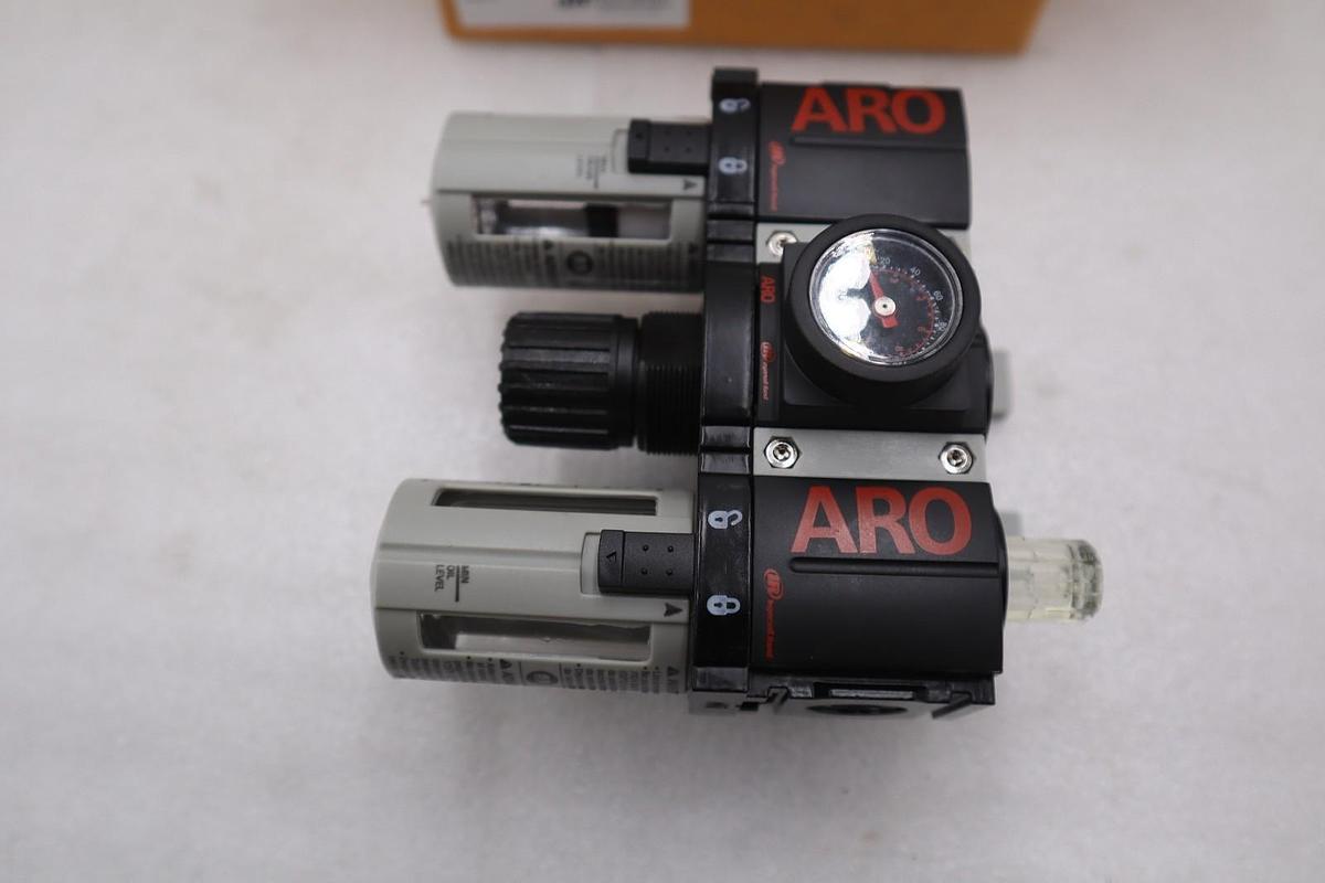 Used Ingersoll-Rand ARO C38121-800 Combination Filter/Lubricator STK GF169A