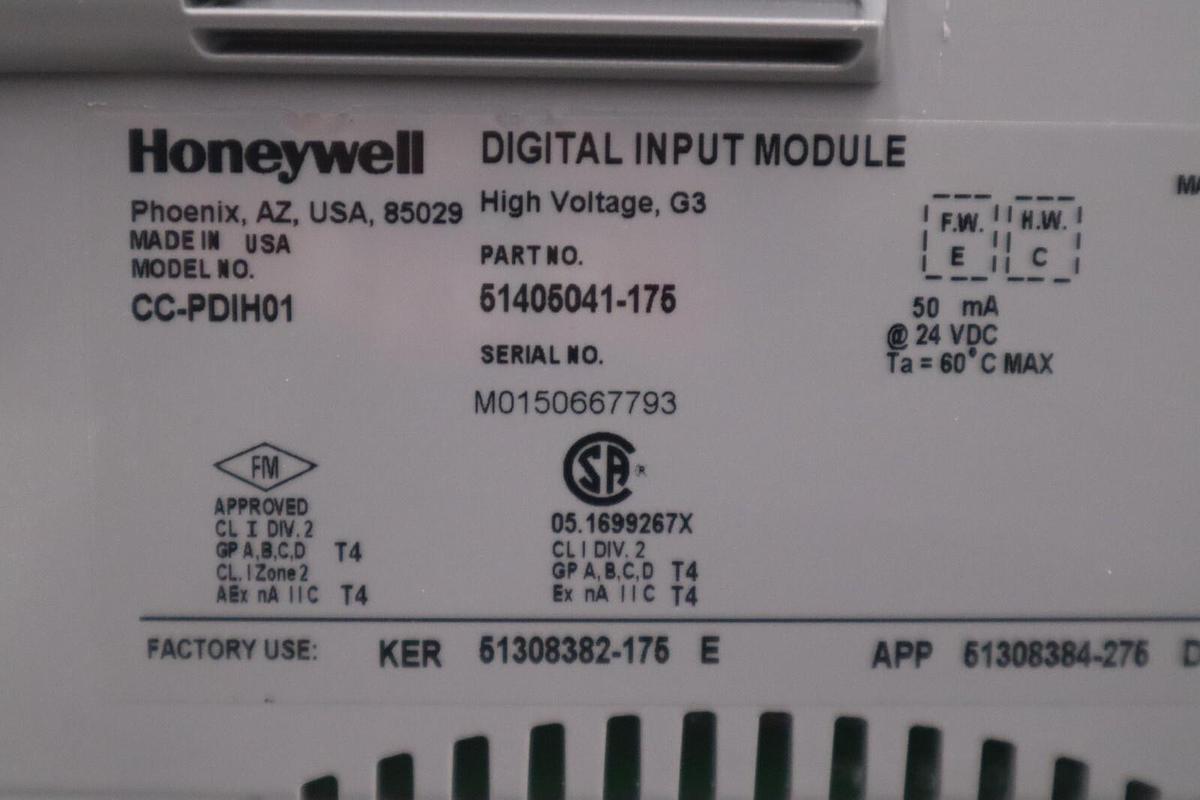 Used New Honeywell CC-PDIH01 Digital Input Module 51405041-175 STOCK G202A