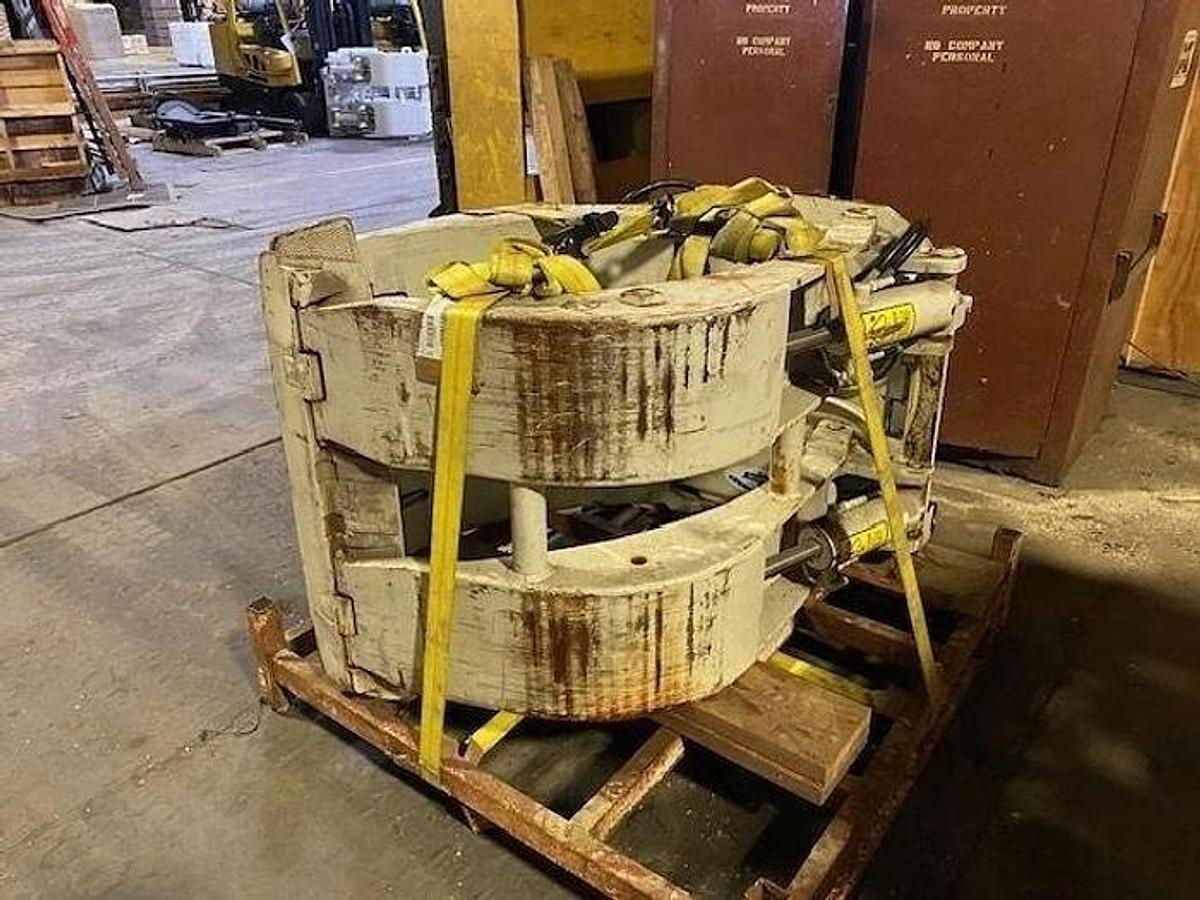 Used CASCADE MODEL 45F-RCP-05B 60" DIAMETER ROLL CLAMP CLASS II MOUNT RARE CLAMP
