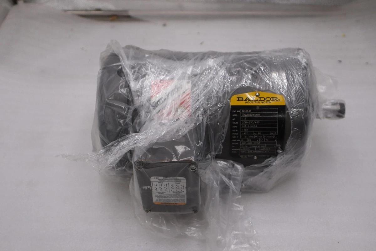 BALDOR M3554T 35A001Z541H1 208-230/460V 5.1-4.8/2.4A NEW UNIT STOCK HP-183