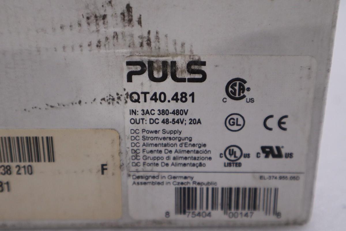 Used PULS QT40.481 NEW IN BOX POWER SUPPLY STOCK H360