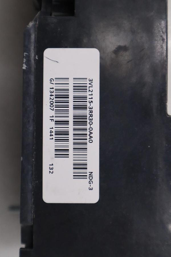Used SIEMENS HDX3B060 60 AMP 600V 3 PHASE HDGA TYPE CIRCUIT BREAKER STK H1432