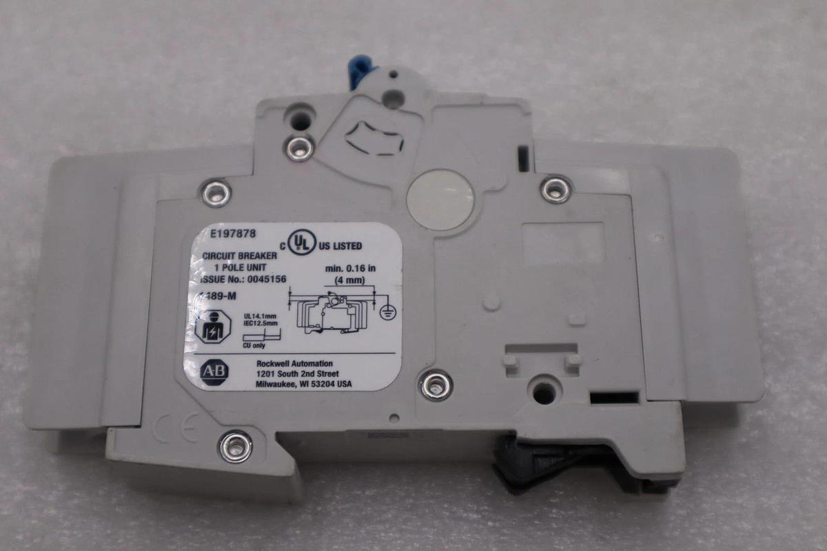 NEW Allen Bradley 1489-M1C250 15A 1-Pole 277V Circuit Breaker STOCK H1097A